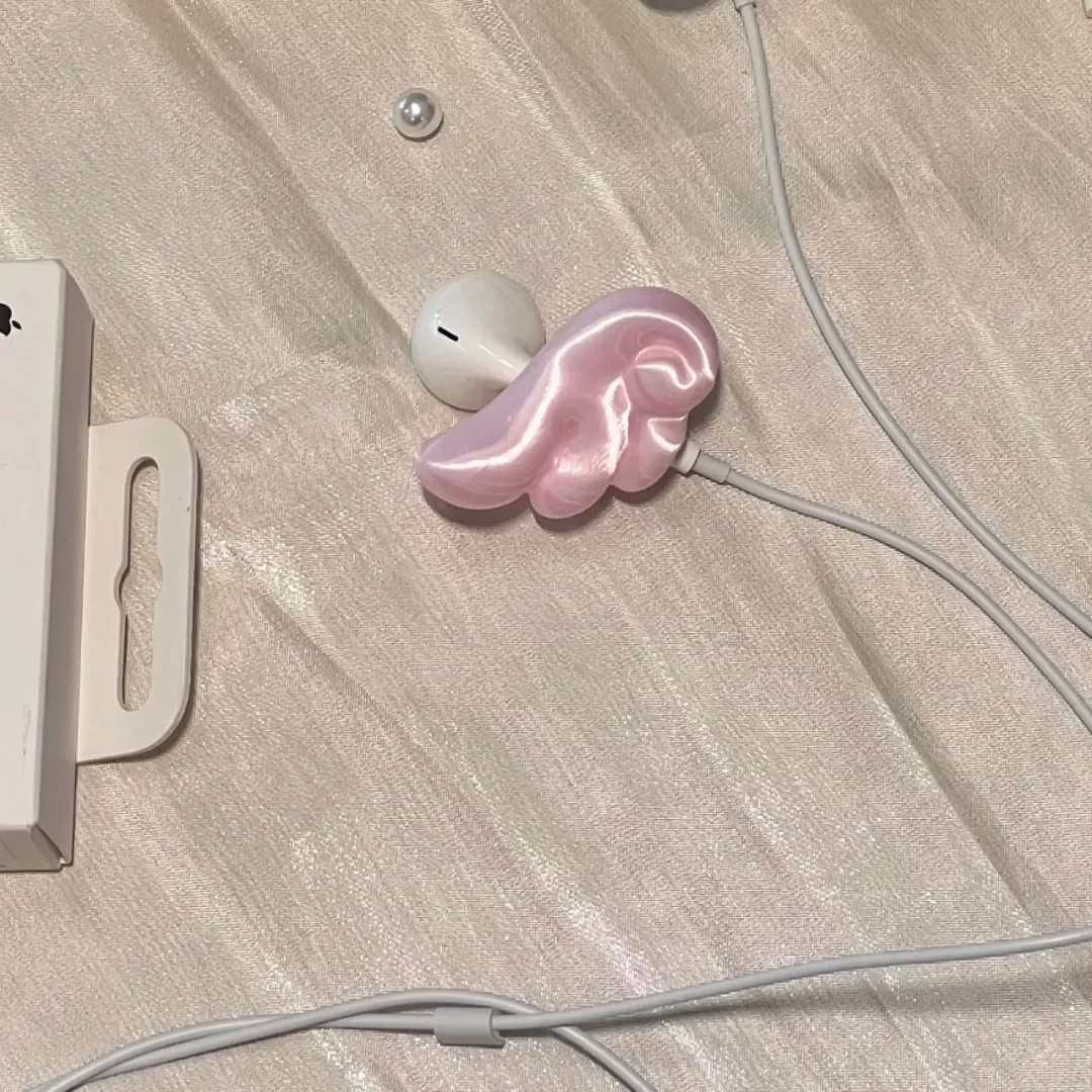 Star Wings Wired Earphone Decoration Custom Original Handmade PLA Material 3D Printing for EarPods Wired Earphone Accessories