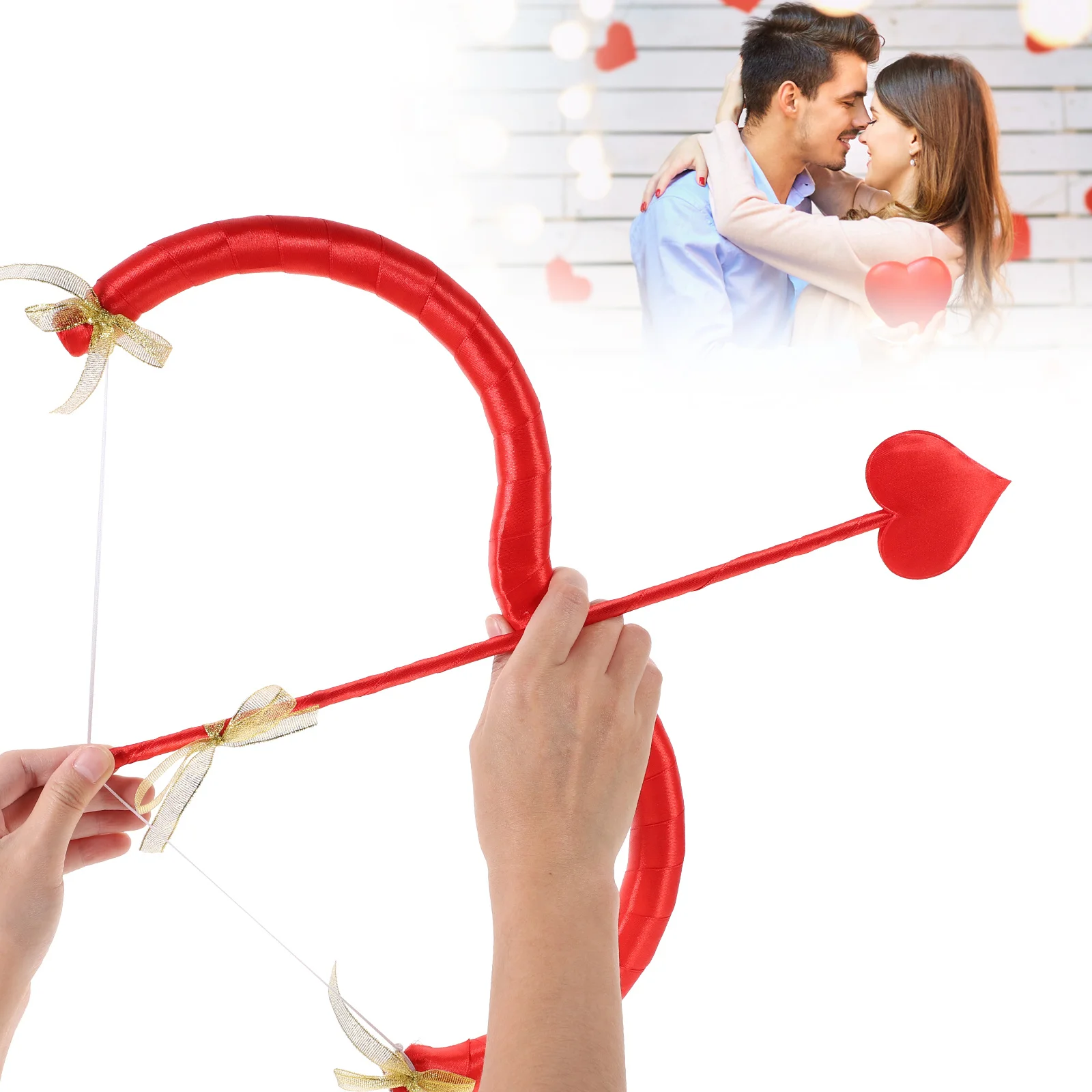 

1 Set Cupid Foam Costume Prop For Valentine'S Day Cosplay Party Photo Accessory Decor Gift \Ncupid Bow Arrow Props Costume Bow
