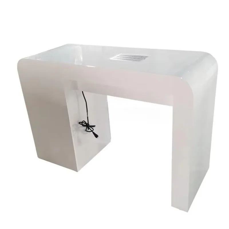 Modern style black painted nail making table for luxury nail salon