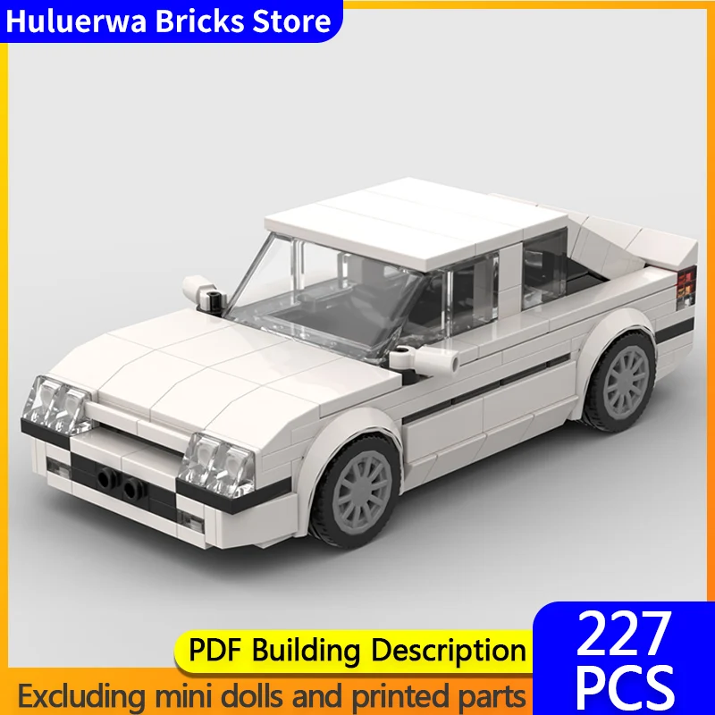 

Модель скоростного гоночного автомобиля MOC, строительные кирпичи Kadett E GSI, классический седан, модульная технология, детский праздничный подарок, сборный игрушечный костюм