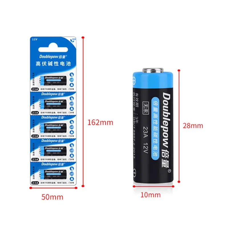 23A 12V Battery A23 23AE E23A Alkaline Batteries for Smart Door Lock,Doorbell,Roller Shutter,Ignition Trigger System