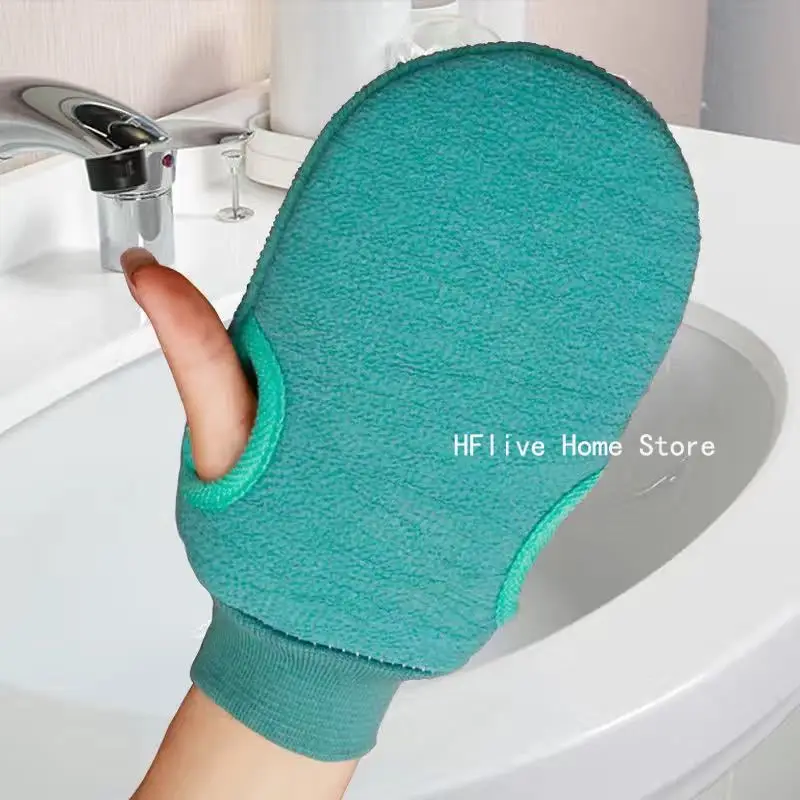 Bath For Peeling Exfoliating Body Cleaning Scrub Mitt Rub Dead Skin Gloves For Shower Body Brush Towel SPA Foam Body Massage