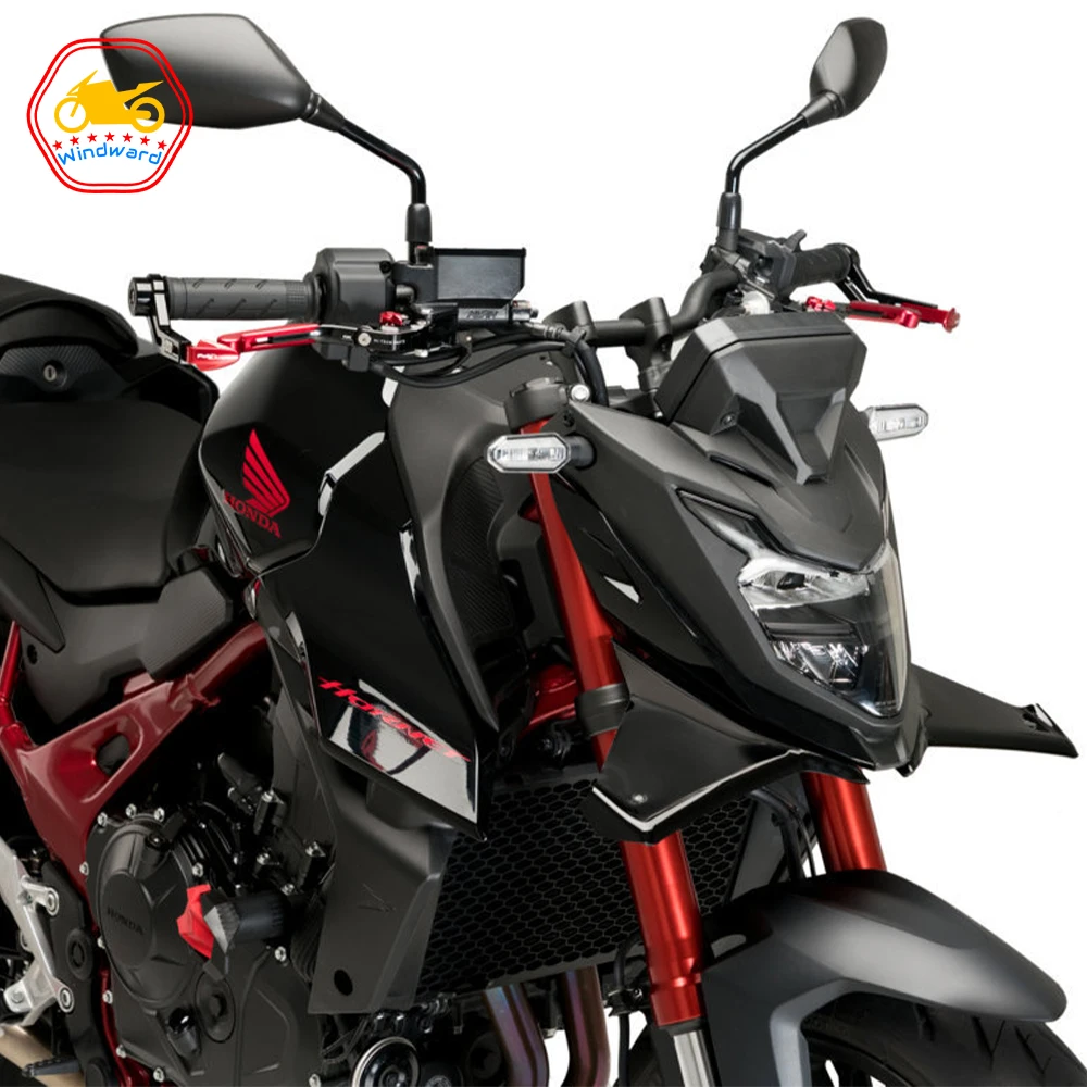 오토바이 액세서리 스포츠 다운 포스 네이키드 포트널 스포일러 공기 역학 윙 디플렉터는 HONDA CB750 HORNET 2023에 적합합니다.