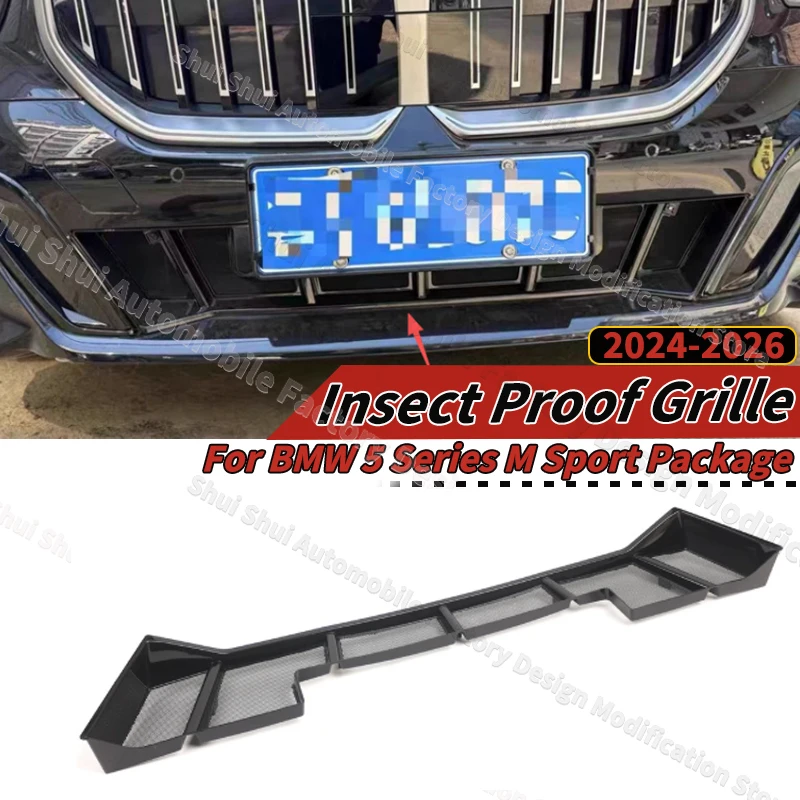 

For BMW 5 Series M Sport Package 2024 2025 2026 Insect Proof Grille Guard Protector Cover Kits External Decoration Accessories