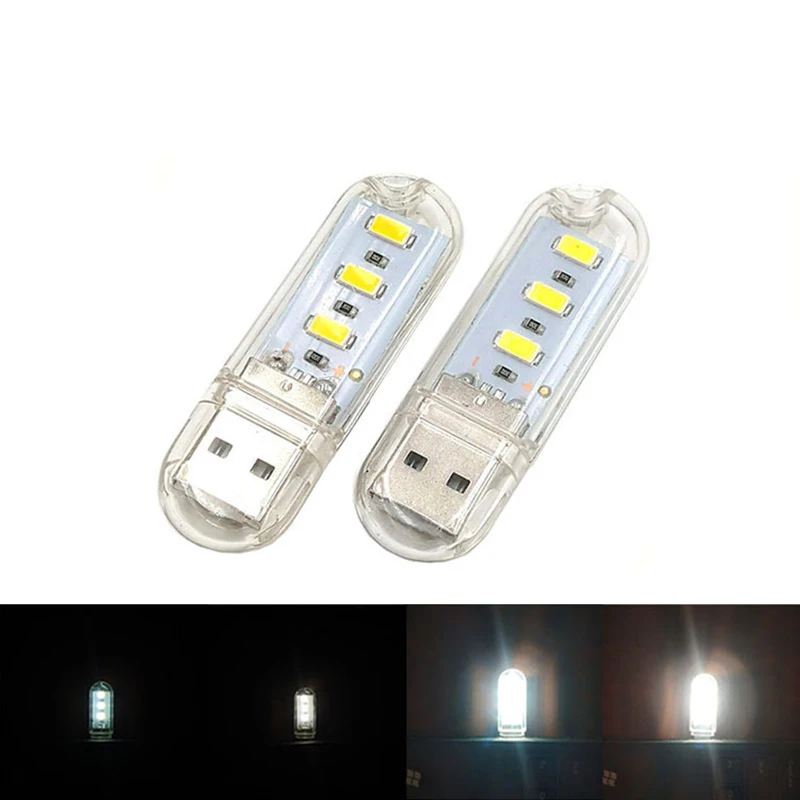 LED 고휘도 미니 USB 야간 조명, USB 컴퓨터 책상 램프