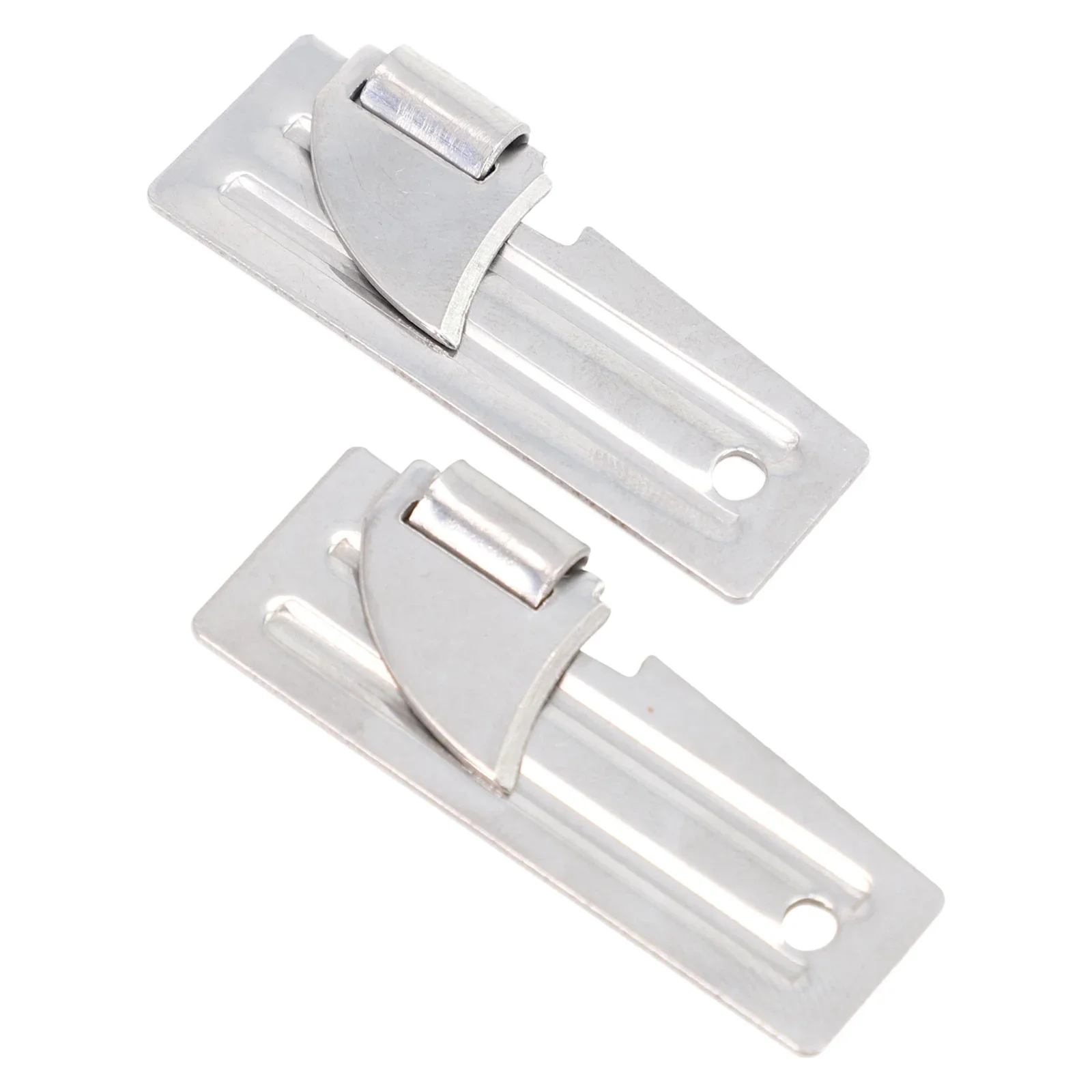 2pcs Stainless Steel Mini Folding Can Opener Bottle Opener Portable Outdoor Camping Hiking Traveling Cooking Useful Gadget Tools view 6