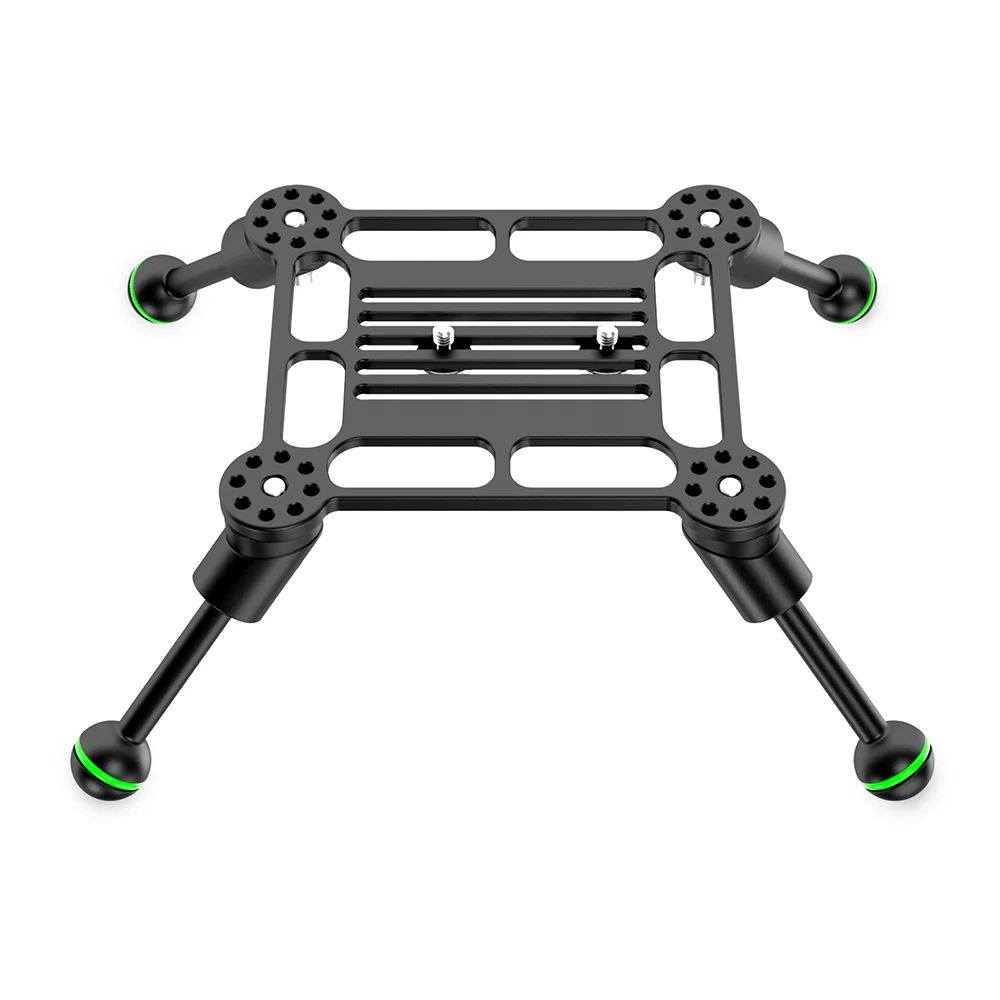 Seafrogs Aluminum Alloy Diving Handle Tray For Metal Housing Handheld Hand Grip Video Stabilizer with Ball Adapter