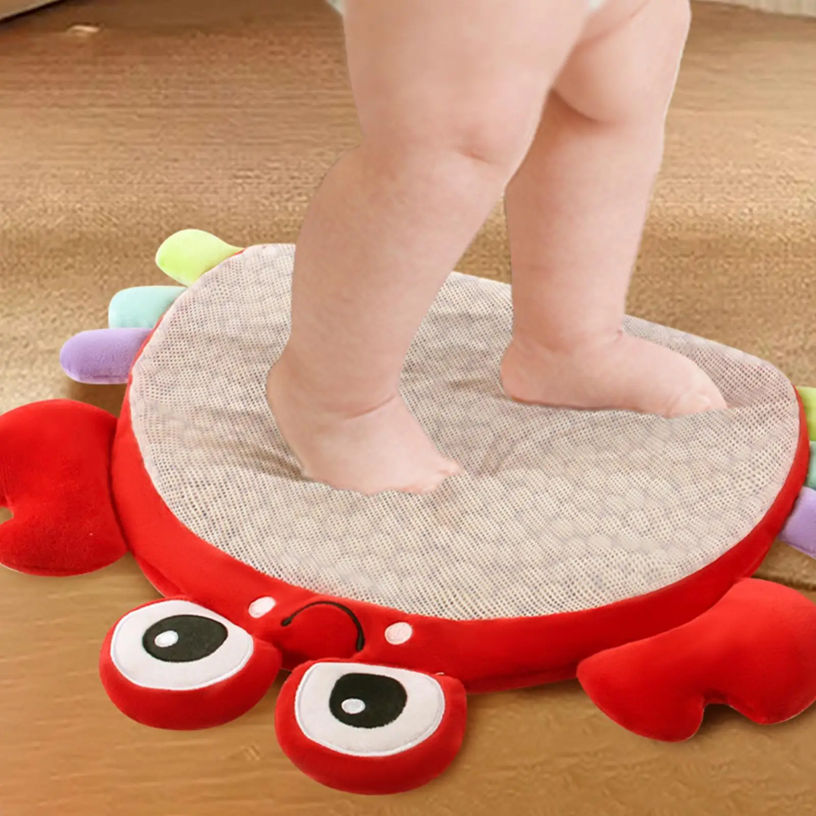 

Baby Mat Soothing Baby Gyms Play Mat Cartoon Patterns Sensory Soothing Beads Learning Toy For Birthday Outdoor Playroom Boy Room