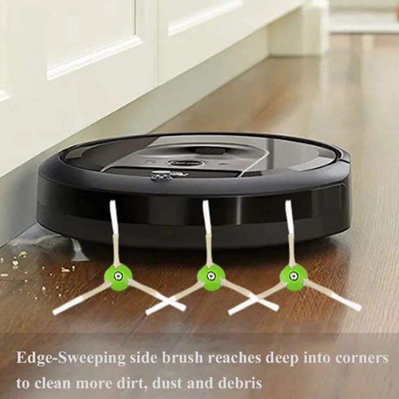 ملحقات استبدال المكنسة الكهربائية ، فلتر Hepa ، فرشاة جانبية ، فرشاة رئيسية ، iRobot Roomba i7 ، i7 ، i6 ، i8 ، i3 Plus ، E5 ، E7 ، E & I Series