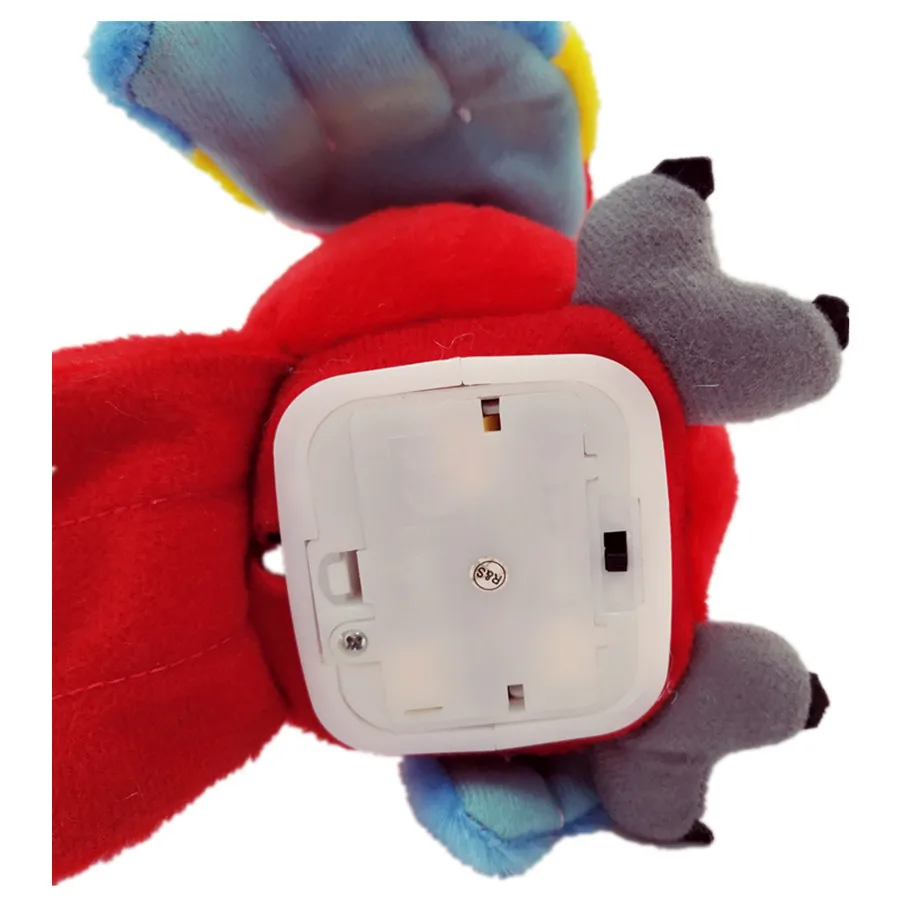 Perrofa parlante, juguetes electrónicos de peluche, registro parlante, repeticiones, lindo Animal relleno suave, muñeco de pájaro, regalo para niños y bebés