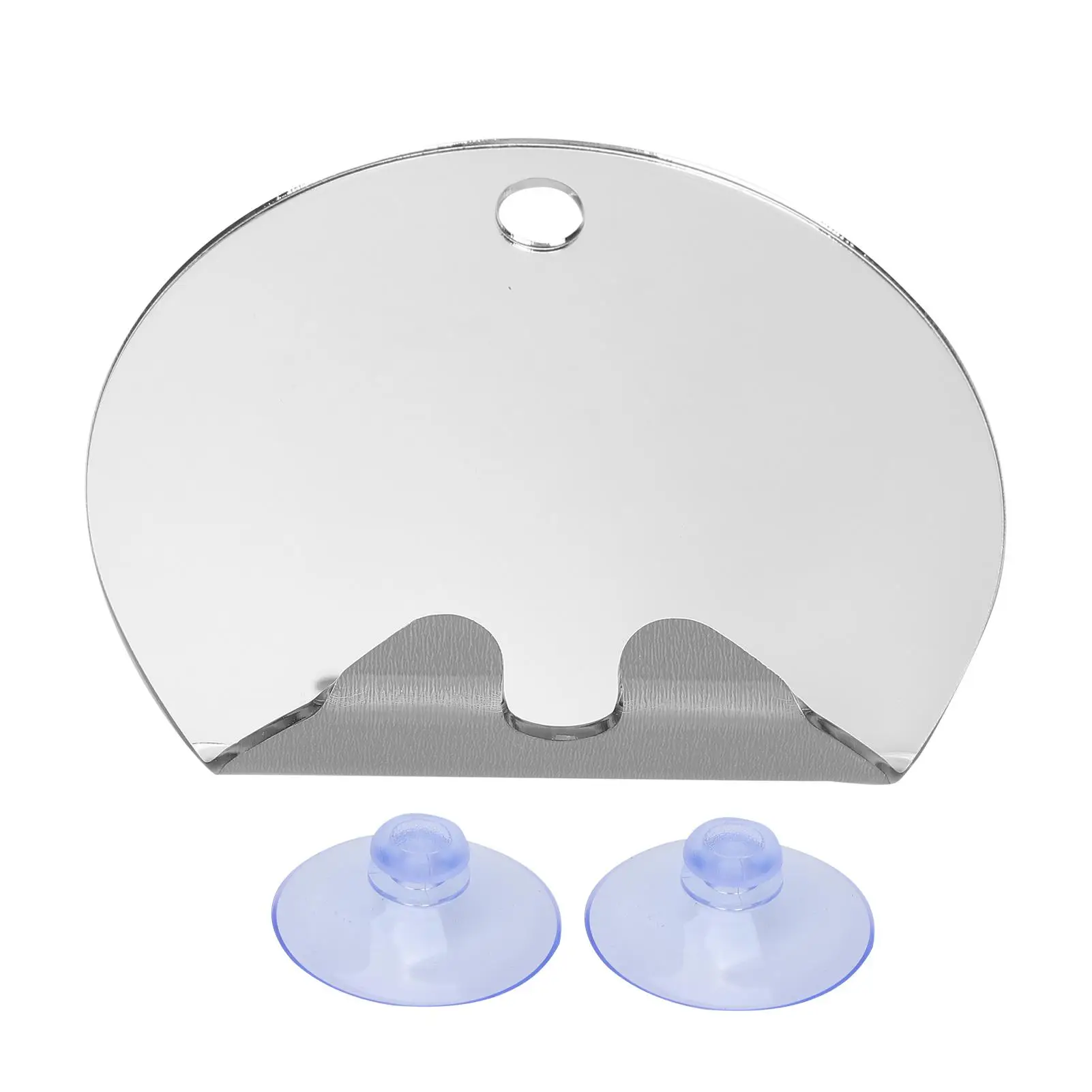 

Round Fogless Shower Mirror with Suction Hook - Anti-Fog Wall-Mounted Bathroom Shaving Mirror