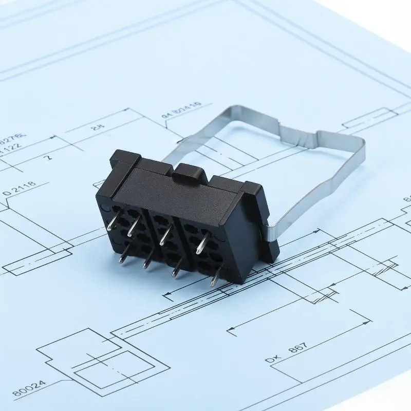 Compact PT08-0 PCB Relay Mount for Secure and Efficient Solder Type Installations