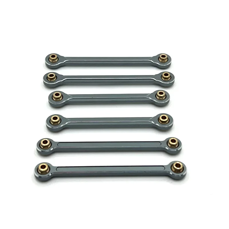 Przednie i tylne stałe drążki kierownicze do Hyper GO MJX 1/10 10208 Akcesoria Metalowe części zamienne do tuningu Zestaw do modeli RC Crawler Samochód Terenowy Buggy