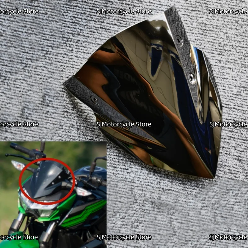 

Лобовое стекло, подходит для Kawasaki Z400 Z 400 2018 2019 2020 2021 2022 2023 2024, аксессуары для мотоциклов