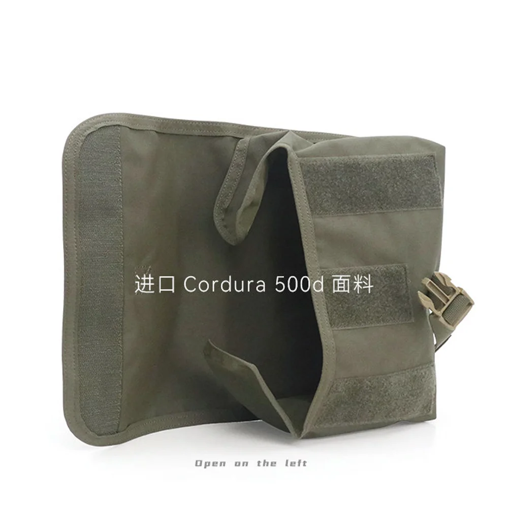 Tactical Utility Gas Mask Molle Pouch with plastic buckle Horizontal Designfor quick deployment of the gas mask