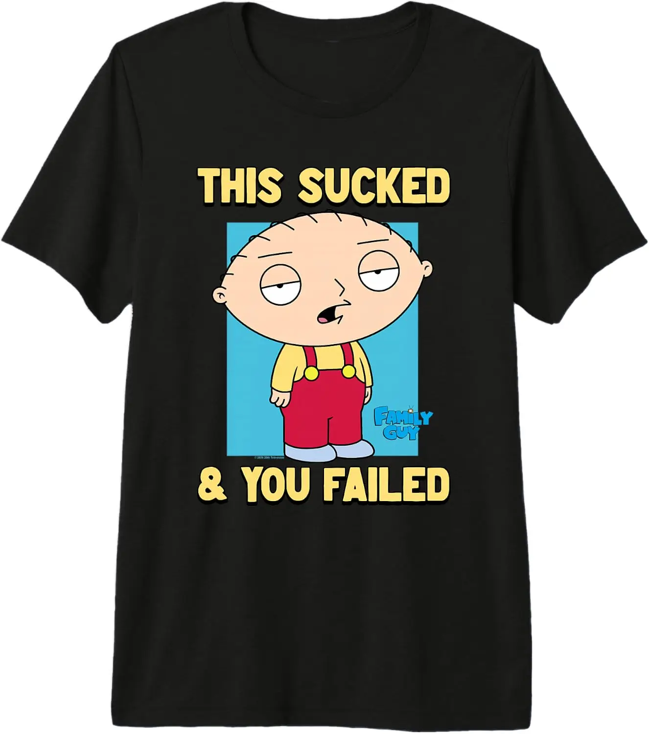 Family Guy Stewie This Sucked & You Failed Funny Cartoon Premium Tri-Blend T-Shirt