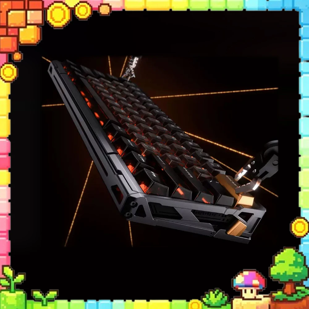QWERTYKEYS QK60 HE Magnetic Switch Mechanical Keyboard Hall-Effect Gaming Keyboard 0.001mmRT 8000Hz Polling Rate PC Accessories