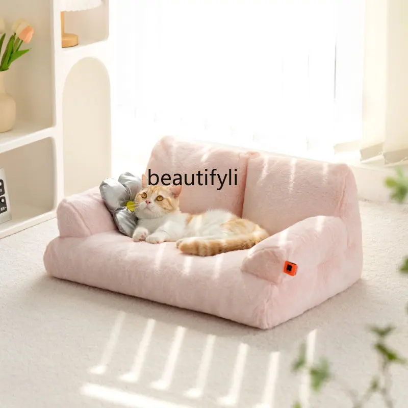 

zq Sofa Cat Nest Cat Cat Pet Bed Small Cat Special Pet Bed Cat Winter Warm Big