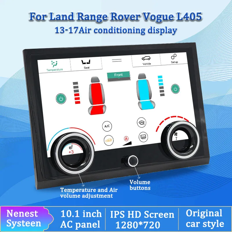 Klimatyzowany Panel AC dotykowy odpowiedni dla 2013-2017 Rover Vogue L405 z trybami nocnymi lub dziennymi