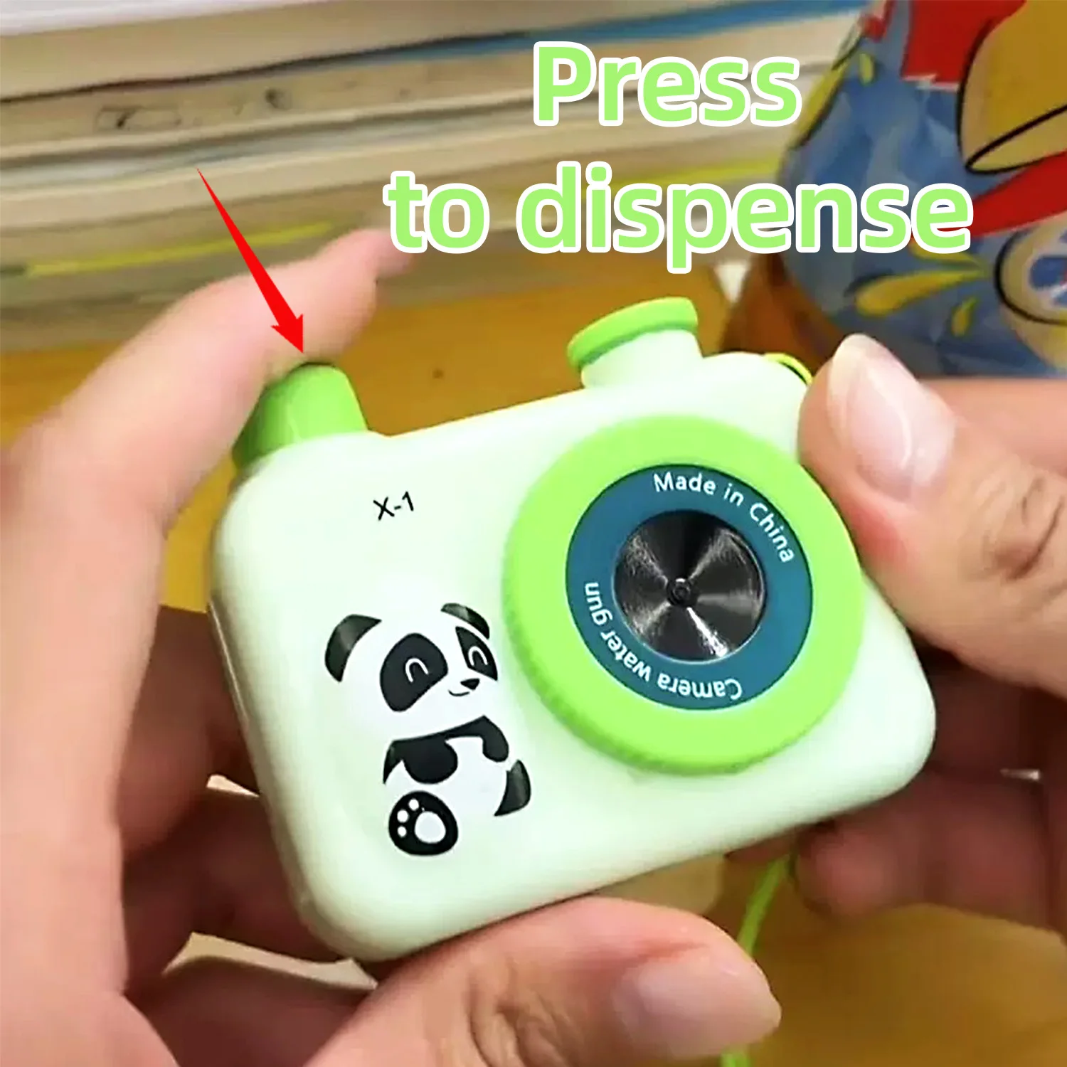 Camera waterspeelgoed parodie grap simulatie watersproeicamera leuk en grappig klein waterpistool speelgoed