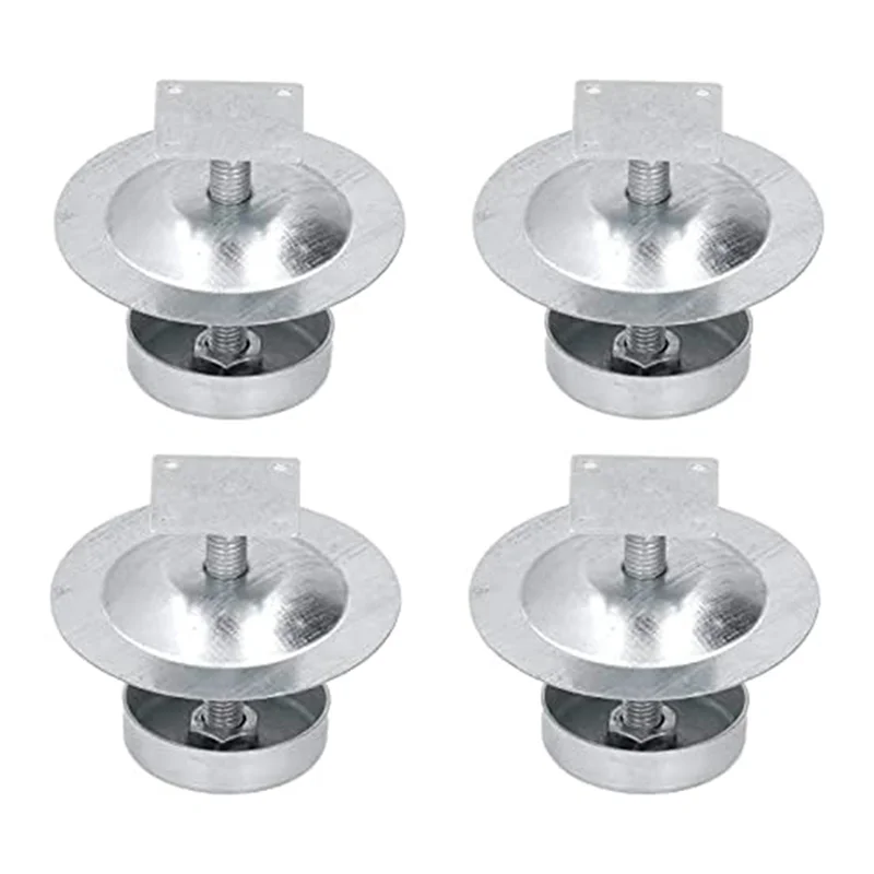 

B08B-4Set Ant Proof Hive Feet Stainless Steel Beehive Base Beekeeping Beehive Stand Hive Trap Tool for Beekeeper