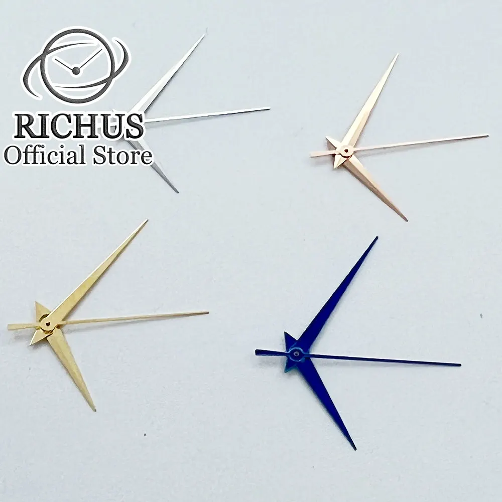 Classic Rose Gold/Gold/Silver/Blue Watch Hands Fit for NH35 NH36 Miyota82 Series DG2813 ETA 2824 2836 Movement