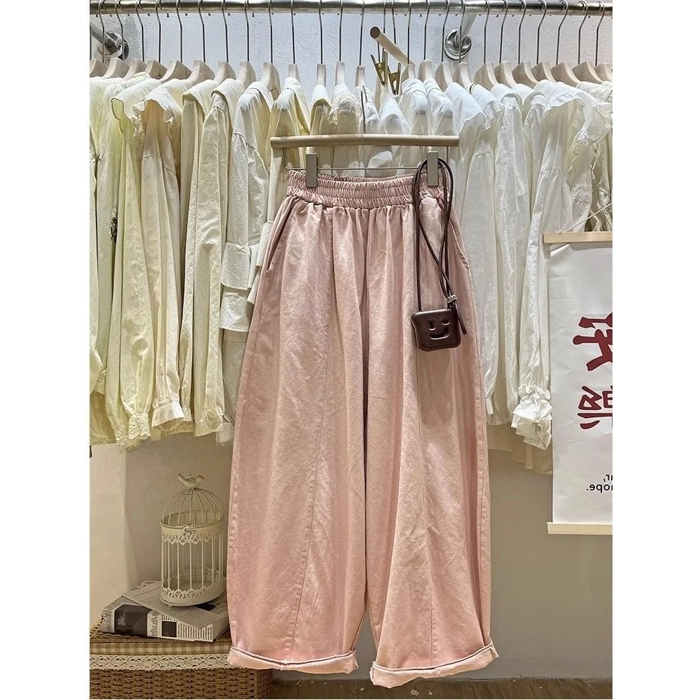 

Мужские повседневные свободные спортивные брюки прямого кроя для осени и зимы, большие размеры, 300 Pou, универсальные, в стиле ретро, свободный крой, джинсы в стиле «папины джинсы»