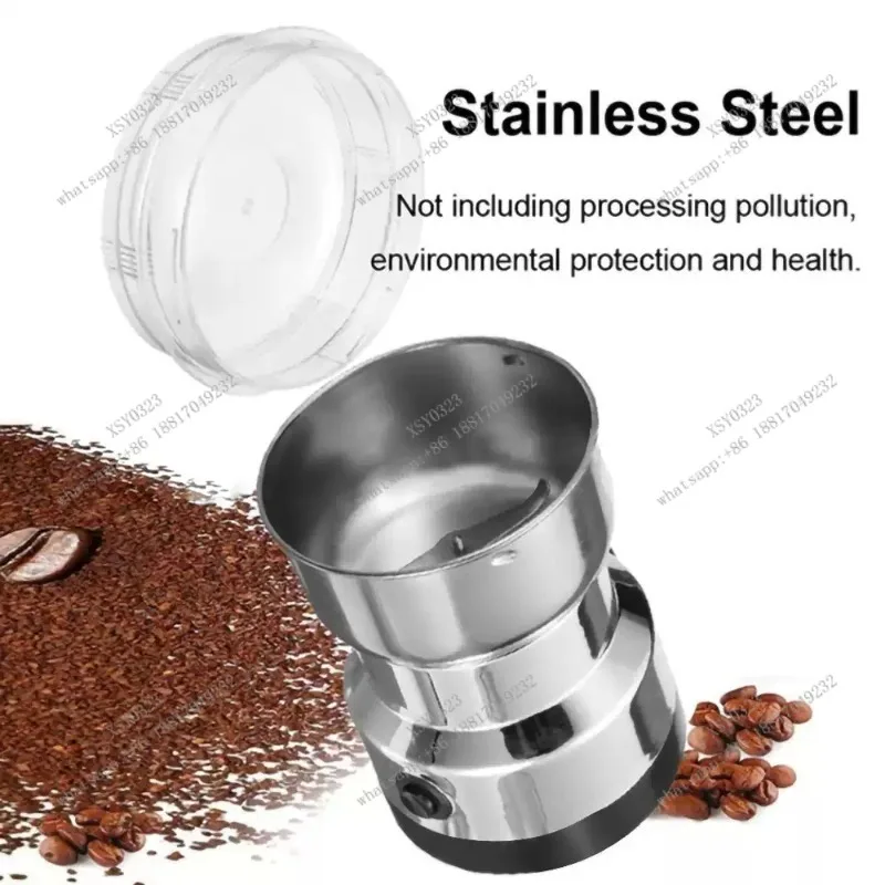 Household Electric Grinder Multifunctional for Spices Coffee Beans Grains Herbs Powder Making