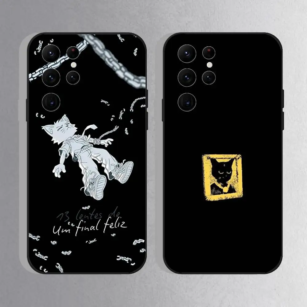 

Yung Lixo Validation Phone Case For Samsung S25,S24 Ultra,S20,S30 plus,S22 Plus,S23,Ultra 5G Silicone Black Shell