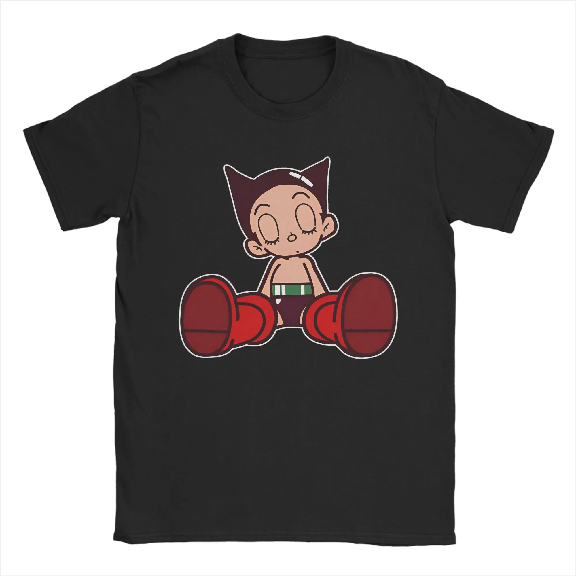 

Funny Astroboy Astro Boy Sleeping T-Shirt Unisex Crewneck Short Sleeve Clothes Cotton Summer Tops Shirts
