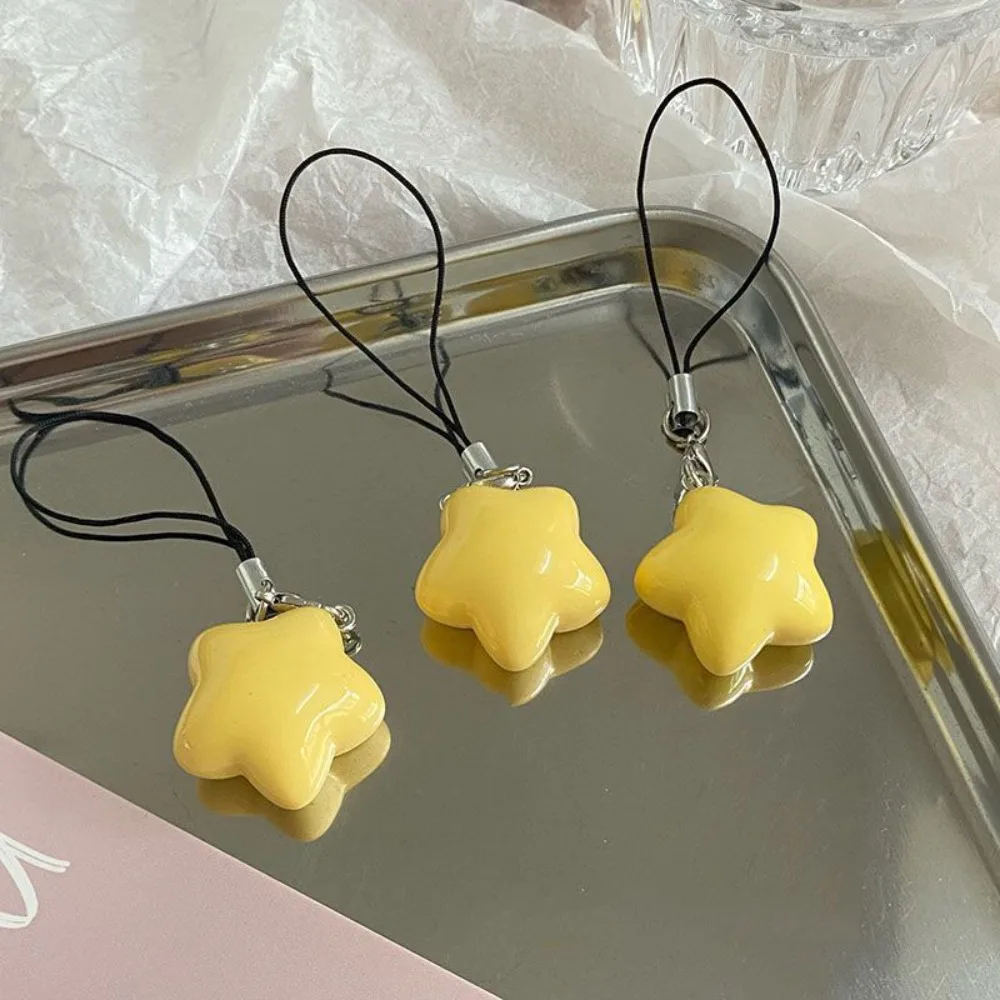

Fashion Star Star Phone Strap Phone Lanyard Pendant Phone Hanging Rope Keychain Candy Color Mobile Phone Chain Telephone Jewelry