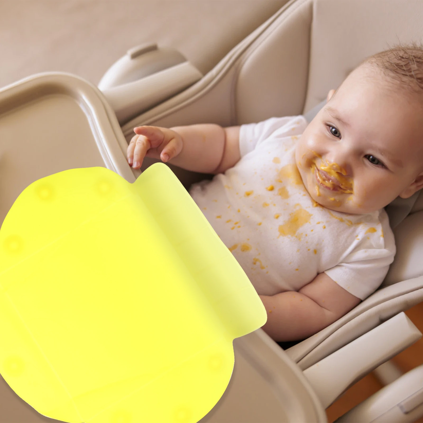 

Silicone Placemat for Toddlers Babies Anti scald Non slip Suction Cup Baby Placemat Kids Dining Table Food Grade Safe Cartoon