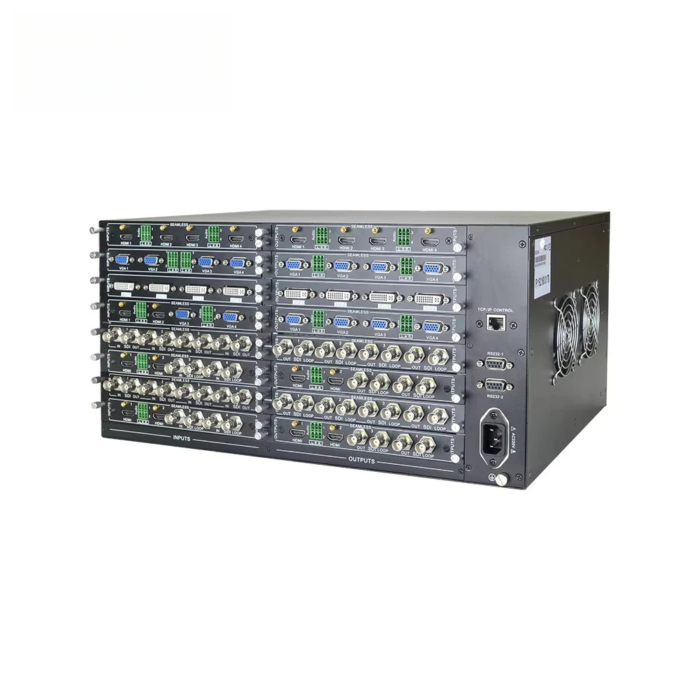 32x32 Matrix Switcher 1080-4k Video Matrix Switcher com função de parede de vídeo