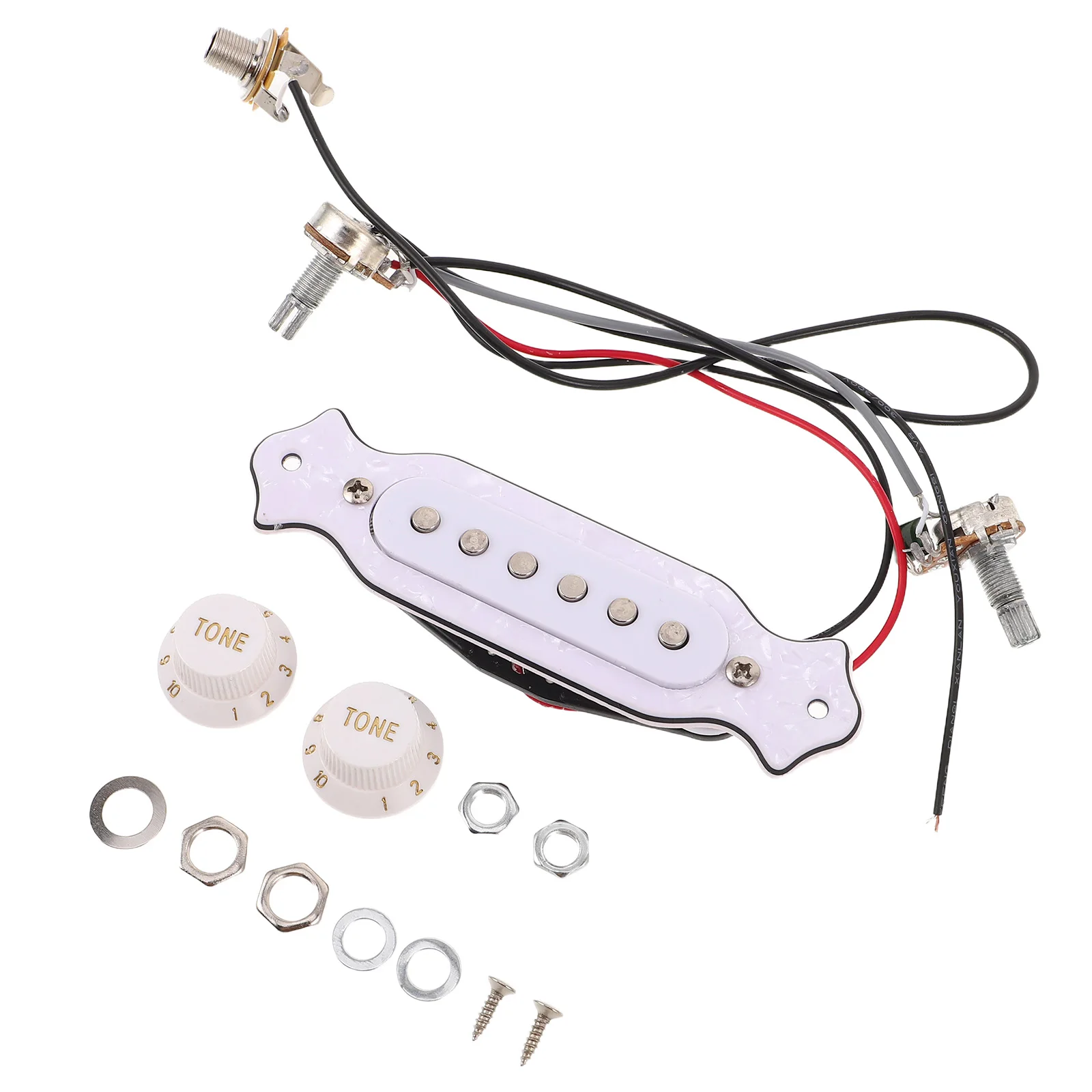 

Guitar Pickup Set Acoustic Accessories Kit Pickups Folk Piackup Electric Accoustic