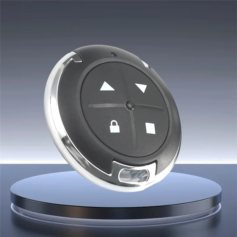 AA60-2Pcs 433Mhz コピーリモコン 4 ボタンラウンドクローニング RF ワイヤレス送信機ゲートガレージドアライトスイッチ