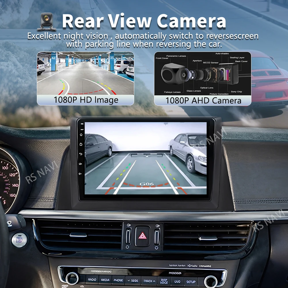 Android 16 For Kia Optima 4 JF 2015 - 2020 LHD 2K QLED Android Car Radio Multimedia Video Player GPS Stereo CarPlay 4G Head Unit