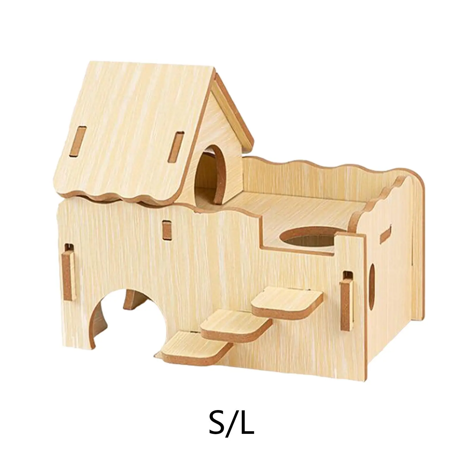 Hamster House Guinea Pig Castle Tiny House Hamster Maze for Dwarf Mice Small Animals