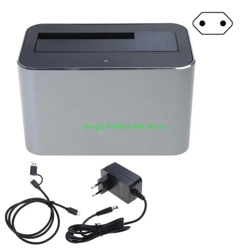 

USB 3.0 Hard Drive Reader Case For 3.5 And 2.5Inch Solid Disk Enclosure For 5Gbps 20TB Supports Large Capacity Drives