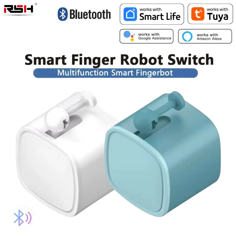 Tuya Smart Finger Robot Switch Button Bluetooth Push Robot Remote Control Smart Voice Control Alexa Google Home