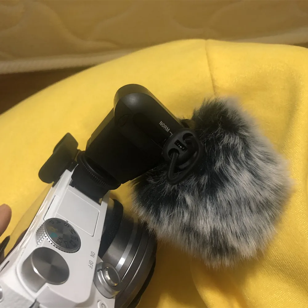 Dead Cat Outdoor Artifical Fur Wind Muff Windscreen Shield Outside Windshield for Sony ECM-XYST1M XYST 1m Microphone