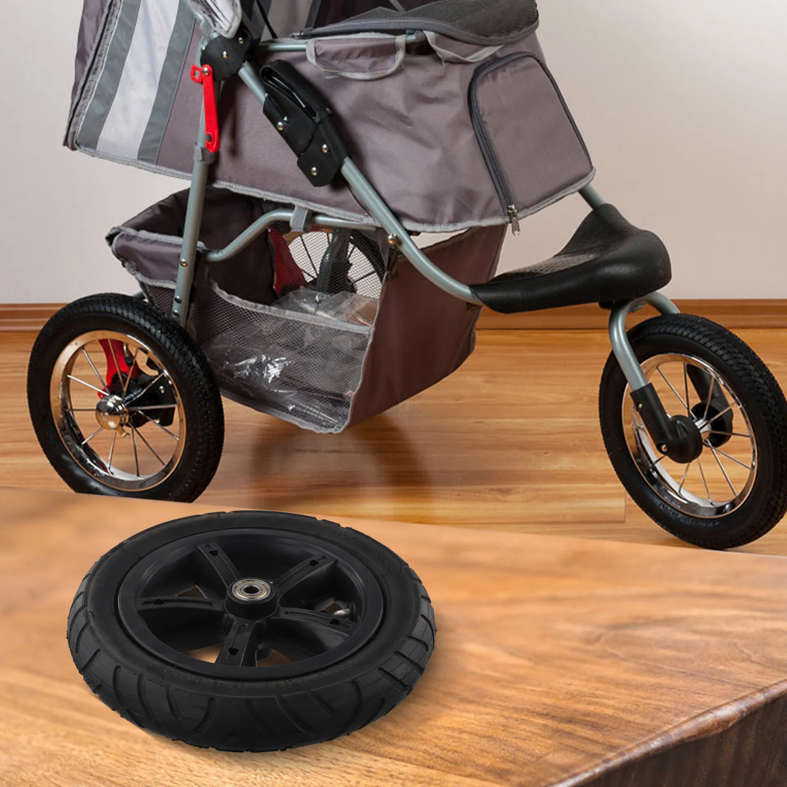 

8-дюймовое колесо в сборе для электросамоката/детской коляски: шина 200x45 с камерой и ступицей, запчасти для замены