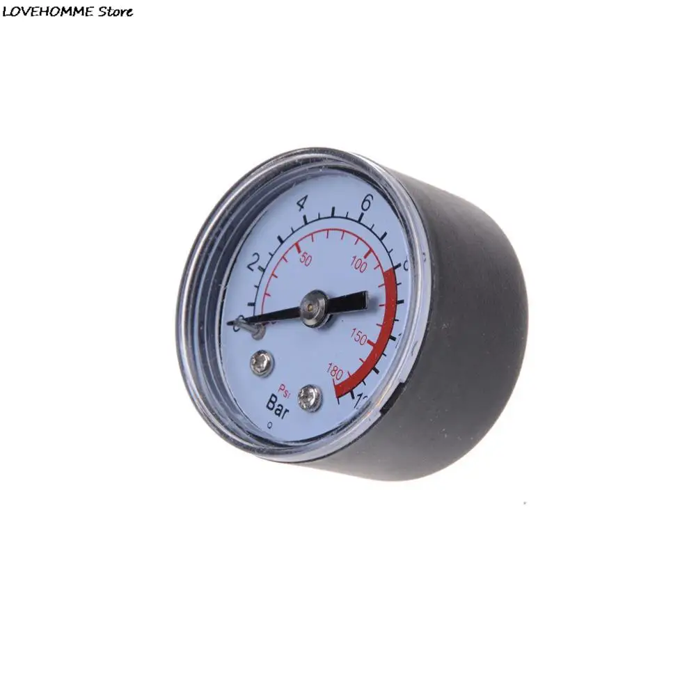 1PC Air Compressor Pneumatic Hydraulic Fluid Pressure Gauge 0-12Bar/0-180PSI Top Quality Hot Sale