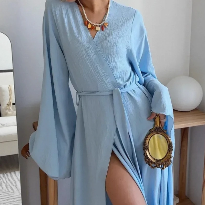 2025년 가을 단색 긴 소매 가디건 여성 캐주얼 코트