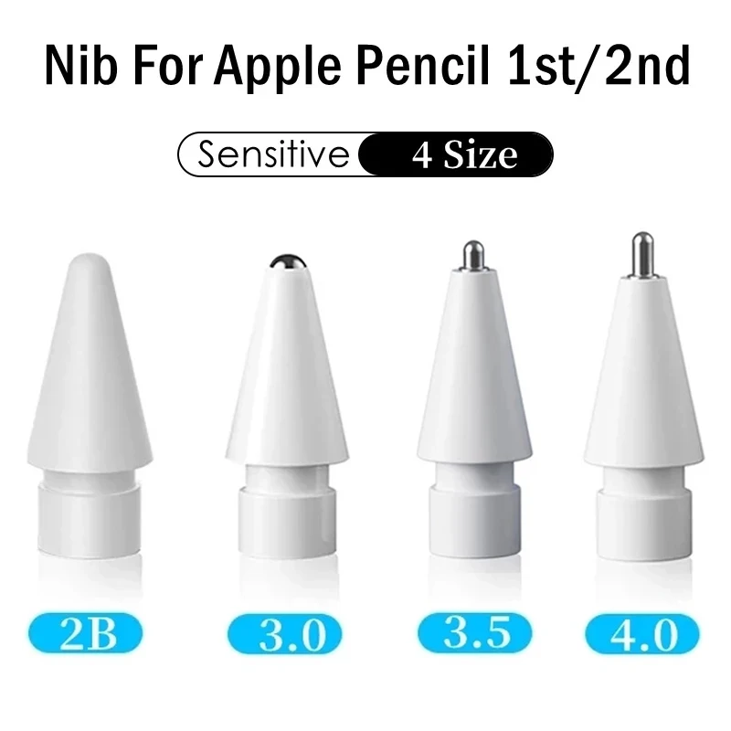 Pencil Tip For Apple Pencil 1st 2nd Generation Anti-wear Spare Nib Replacement Penpoint For Iphone IPAD Touch Pencil Tip