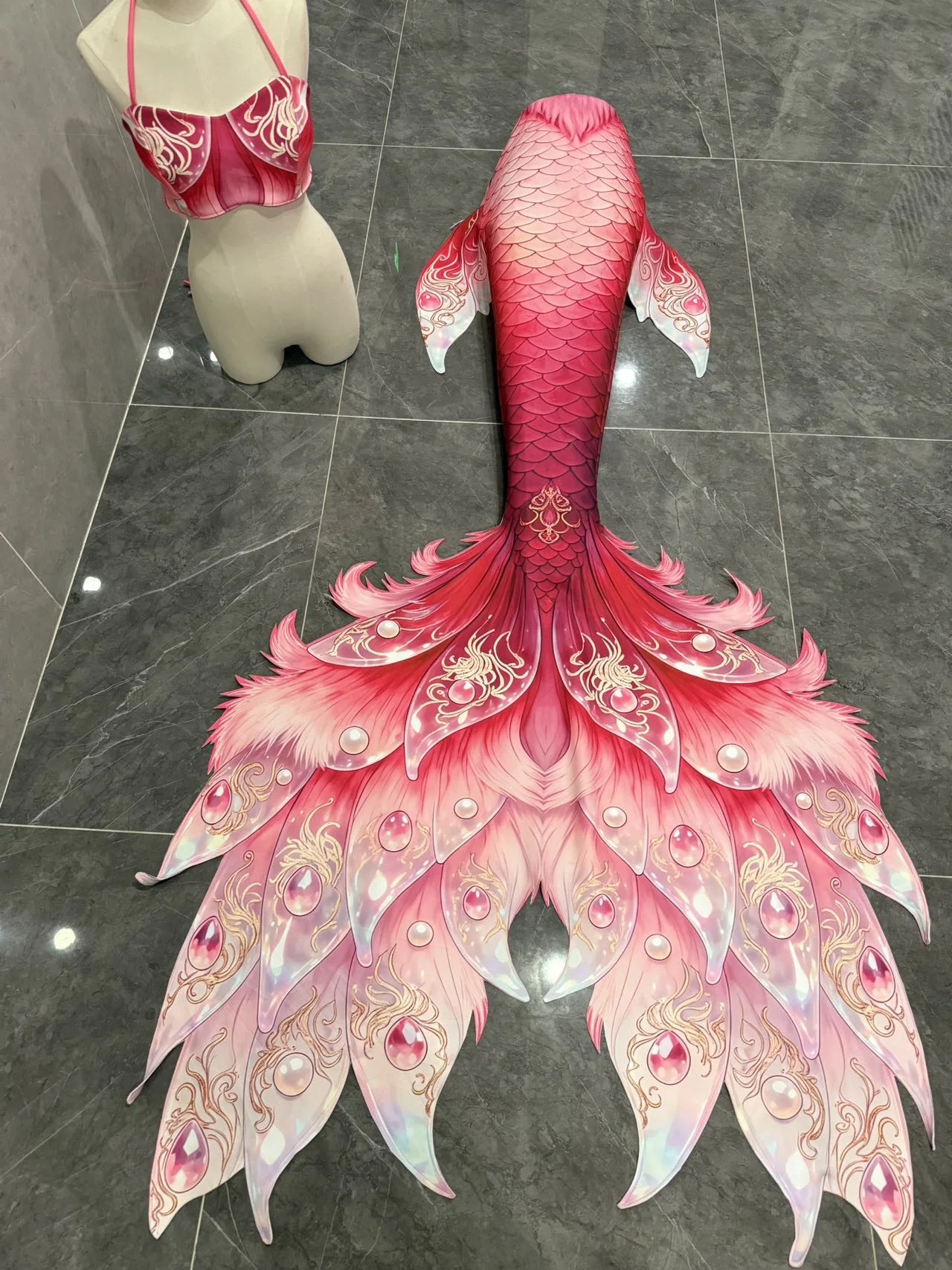 

Aquarium Underwater Hd Free Diving Mermaid Performance Costume