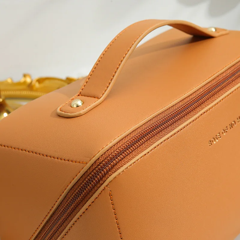 Homefish Organizer Female Toiletry Kit Bag MakeUp Case Storage Pouch Luxury Lady Box, Cosmetic Bag, Organizer Bag For Travel Zip