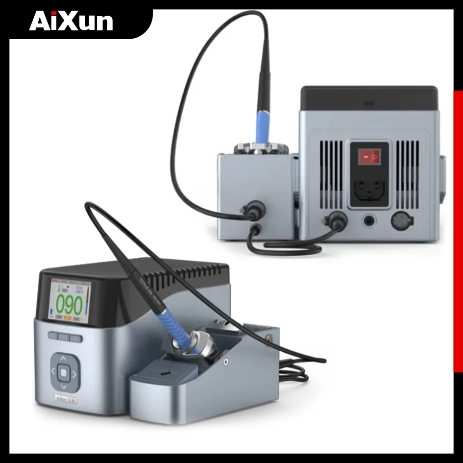 

RR AiXun T420 Station LED Display Single Channel Welding Rework Station For Phone PCB SMD IC Repair Soldering T245/T210/T115