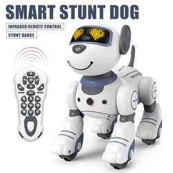 New Remote Control Robot Dog Programmable Smart Interactive Stunt  Dog With Touch Function Singing Dancing Walking Smart Toy