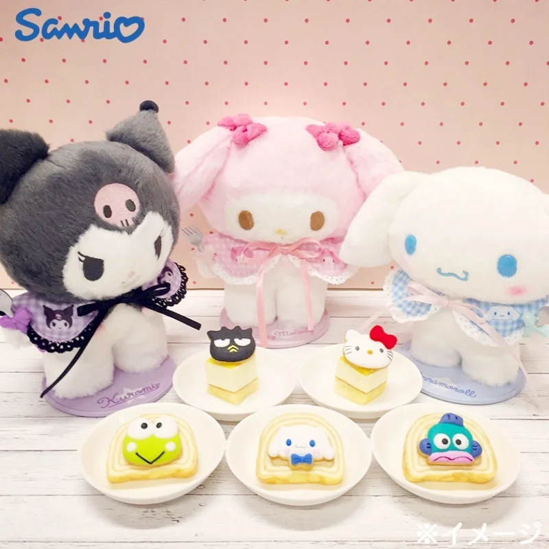 

Плюшевые куклы Sanrio Melody Cinnamoroll Kuromi, магнитная притягательная стоящая кукла, заменяющая магнетизм игрушка, кавайный мягкий подарок