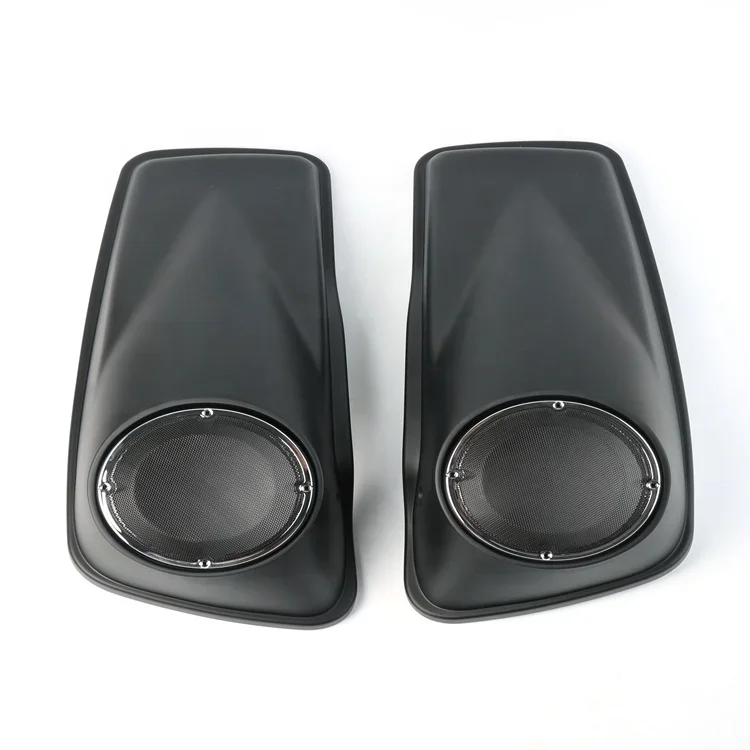 

6.5 Delicate Hard Motorcycle Parts Accessories Saddle Bag Speaker Lids For Harley Touring 14-Up